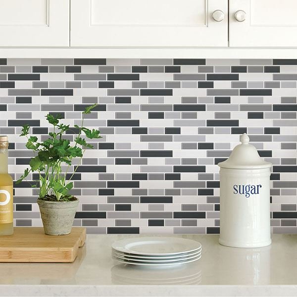Transform your kitchen with peel and stick backsplash