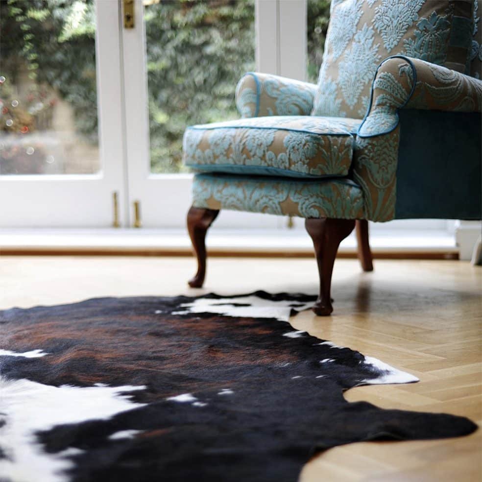The Hardwearing Cowhide Rug Is Still as Popular as Ever