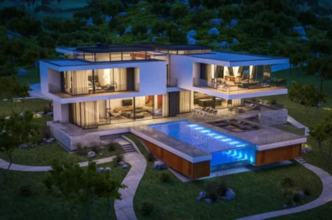 Luxury Housing Designed with Modern Interiors and Exceptional Outdoor Amenities