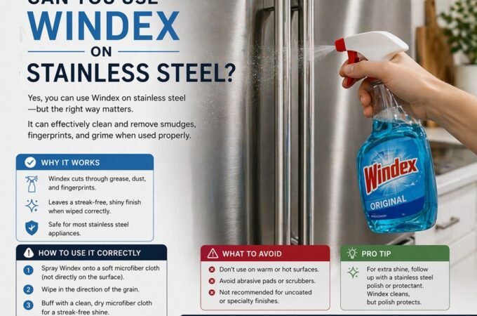 Can You Use Windex on Stainless Steel? The Honest, Chemistry-Backed Answer